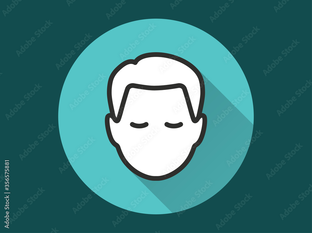 Man icon for graphic and web design. Man icon for graphic and web design.