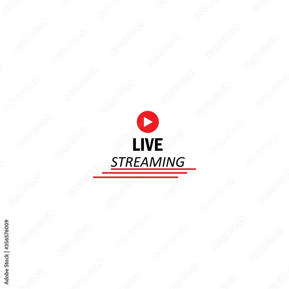 vector set of live streaming icon multimedia logo vector set of live streaming icon multimedia logo