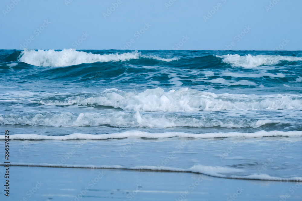 Fototapeta premium The day after quarantine from COVID-19 situation.some beach still quiet.