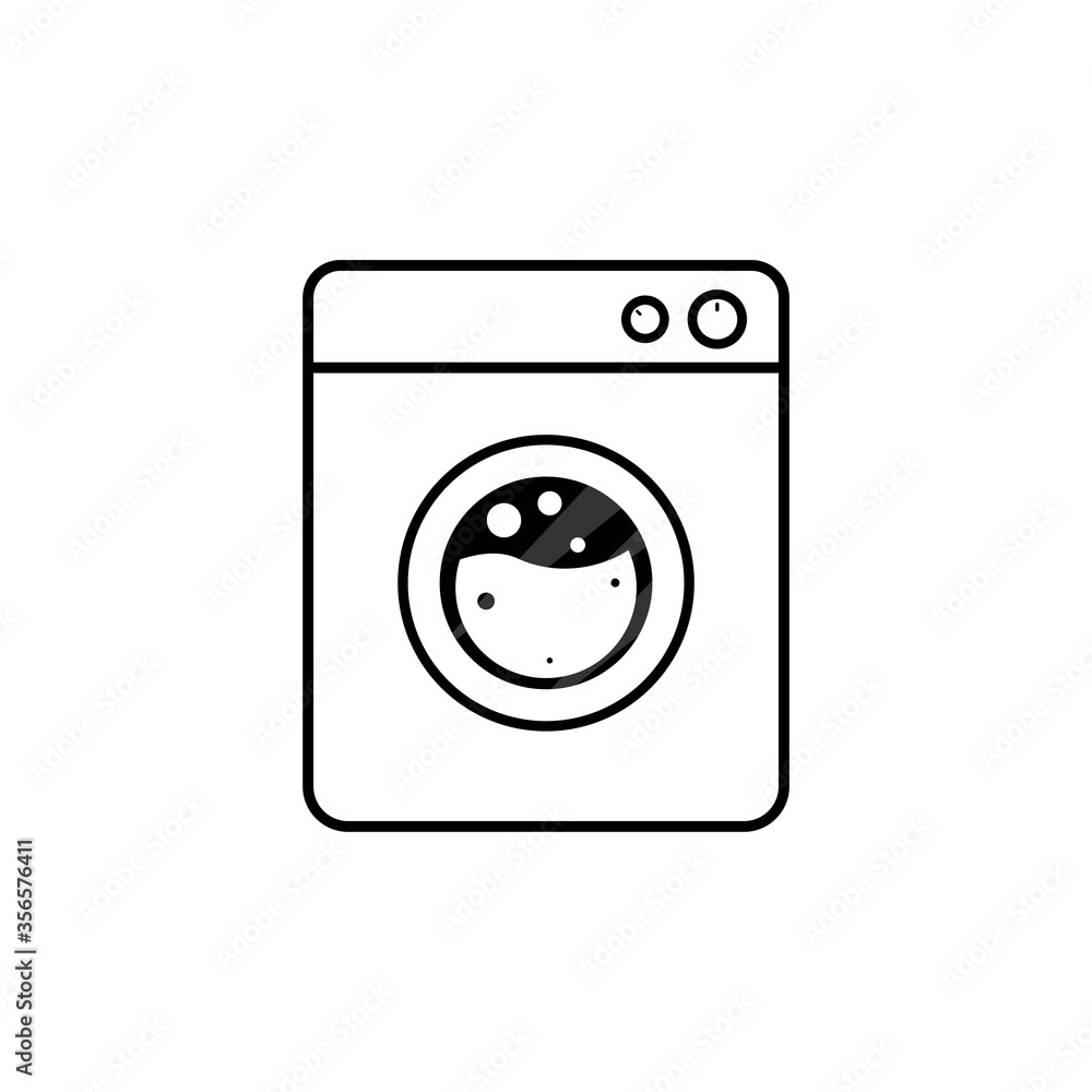 washing machine vector design template illustration washing machine vector design template illustration