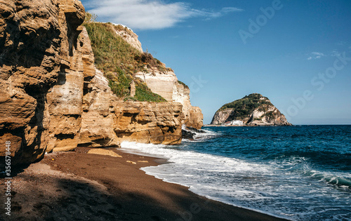 Fototapeta Naklejka Na Ścianę i Meble -  Cava Grado beach and sant'Angelo bay,Italy