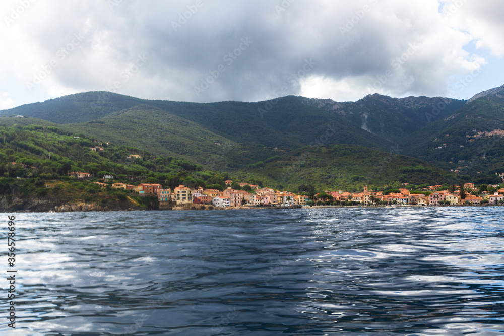 nature around the elba island