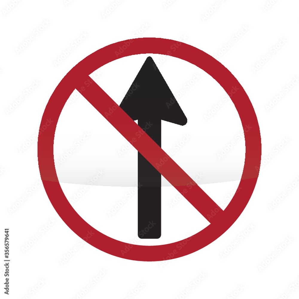 do not go straight sign do not go straight sign
