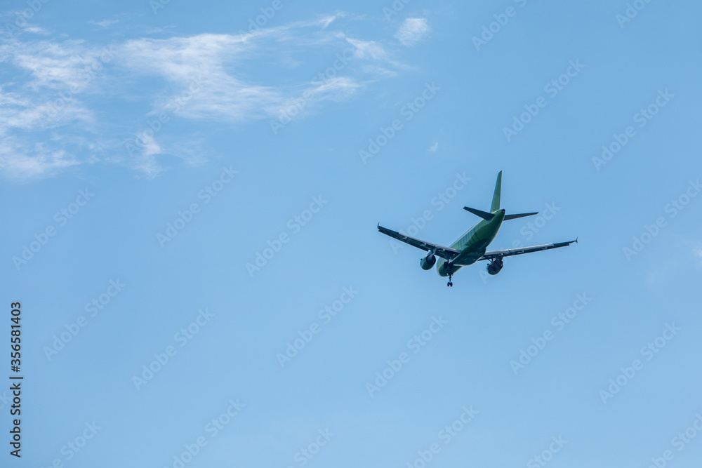 airplane in sky travel concept airplane in sky travel concept