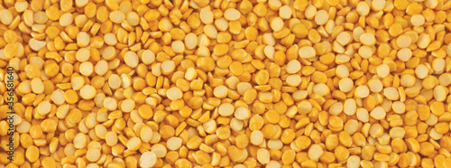 Split Chickpea Also Know as Chana Dal, Yellow Chana Split Peas, Dried Chickpea Lentils or Toor Dal - taxtures - Image
