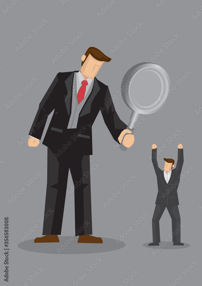 Executive Search Cartoon Vector Illustration for Human Resource Concept Executive Search Cartoon Vector Illustration for Human Resource Concept