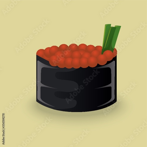 salmon roe sushi