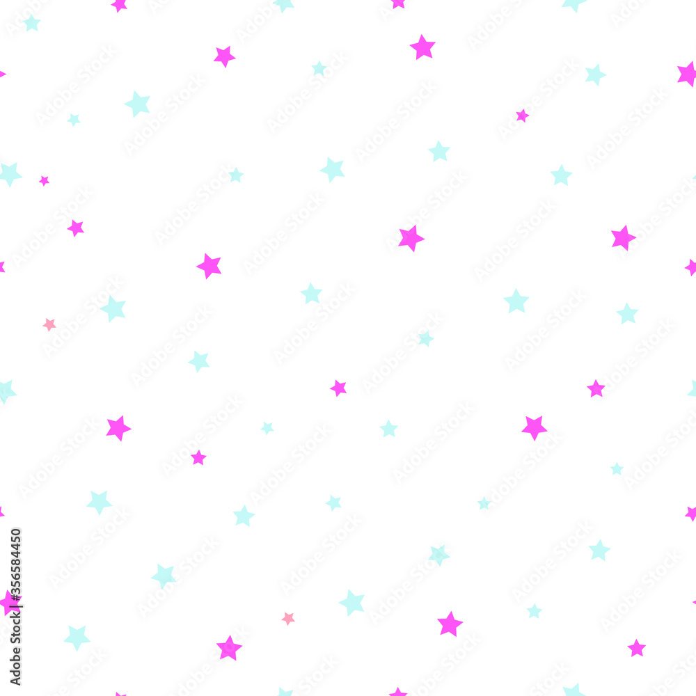 Abstract seamless pattern with stars for wallpaper design