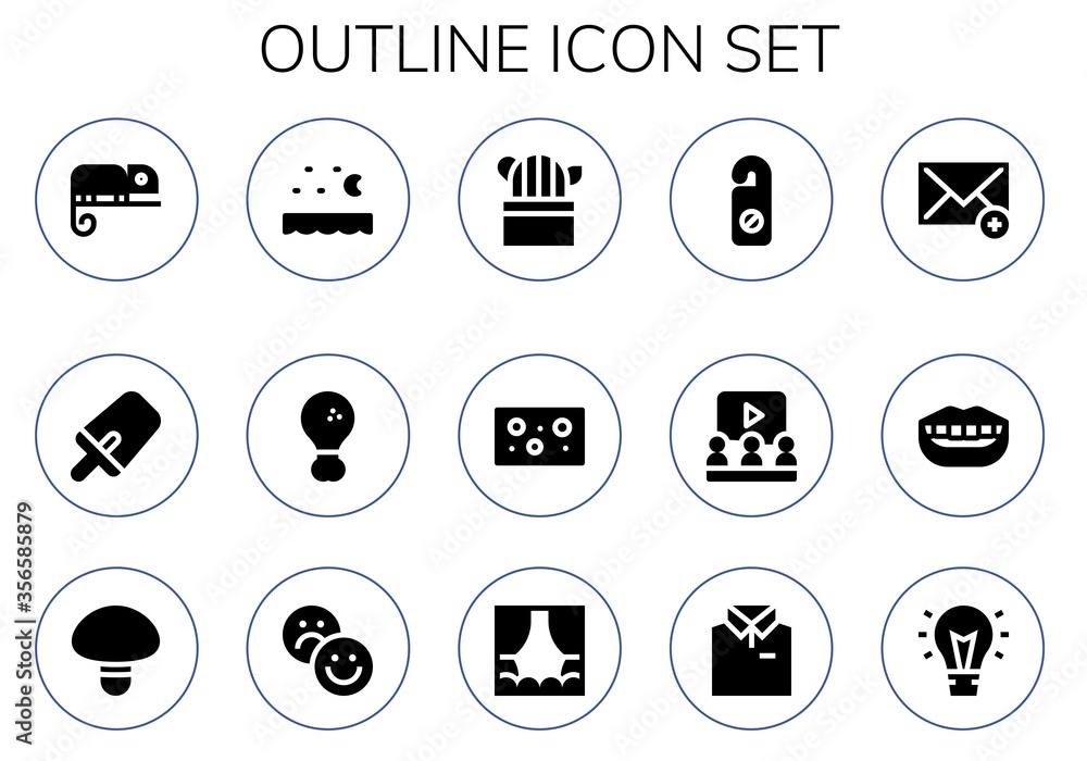 outline icon set outline icon set