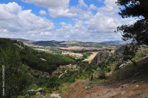 Mocl  n  one of the  Siete Villas   Ruta del Gollizno  Montes de Granada province  Andalusia