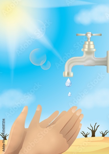 save water concept