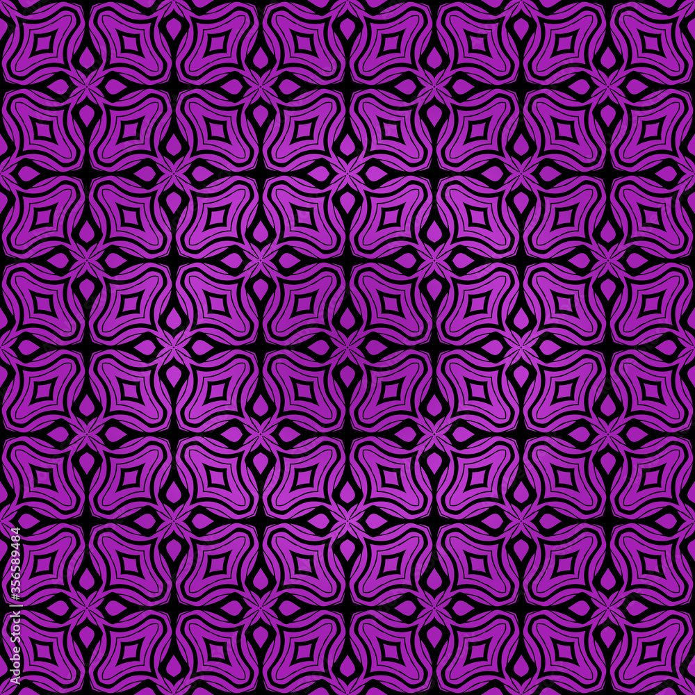 geometric flower. floral seamless pattern. vector illustration. for interior design, invitation, wallpaper, textile.