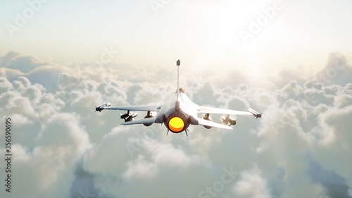 Photos Jet, fighter flying over clouds