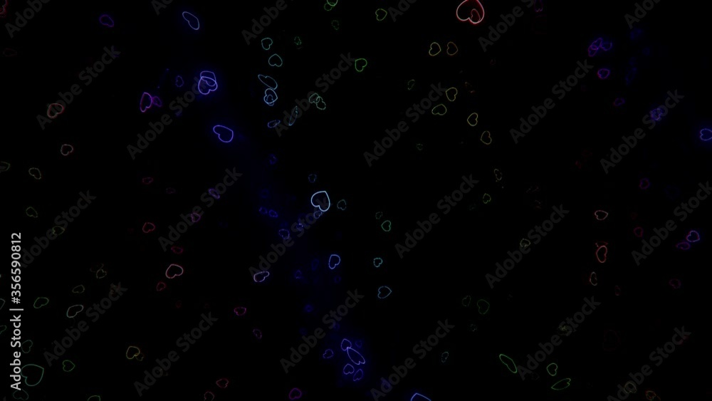 hearts background loop hearts background loop