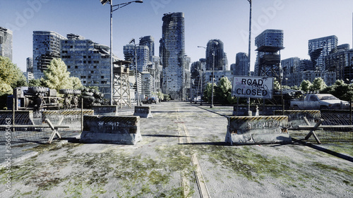 Εκτύπωση καμβά Apocalypse city