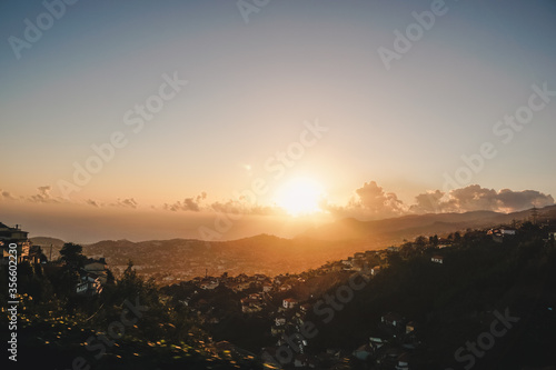 Sunrise on Pico do Arieiro, third heighest mountain of Madeira island, Portugal © Martpod