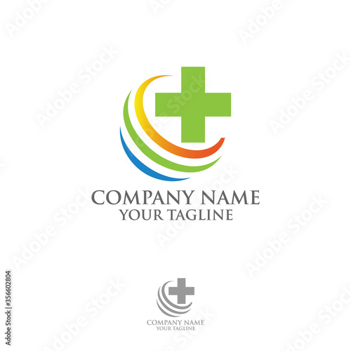 Medical logo, cross logo, medical center logo, health symbols, heart logo, health logo, doctor logo, medicine logo, medical icon, Logo design template for clinic,