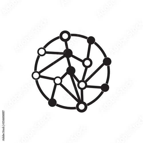 network technology icon, technology icon vector