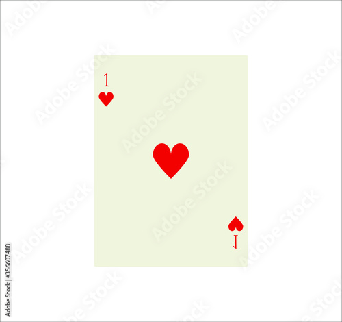 playing card. illustration for web and mobile design.