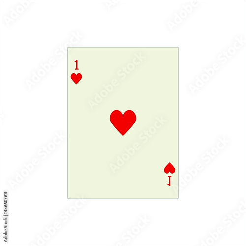 playing card. illustration for web and mobile design.