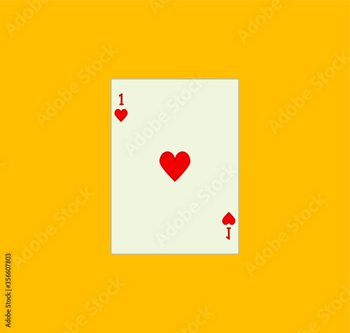 playing card. illustration for web and mobile design.