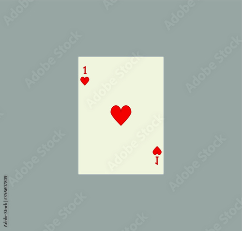 playing card. illustration for web and mobile design.
