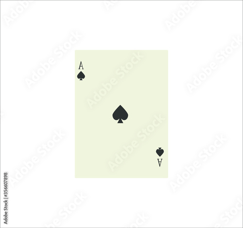 playing card. illustration for web and mobile design.