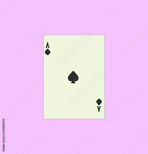 playing card. illustration for web and mobile design.