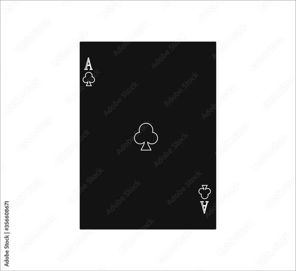 playing card. illustration for web and mobile design.