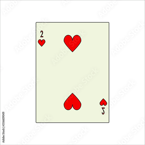 playing card. illustration for web and mobile design.