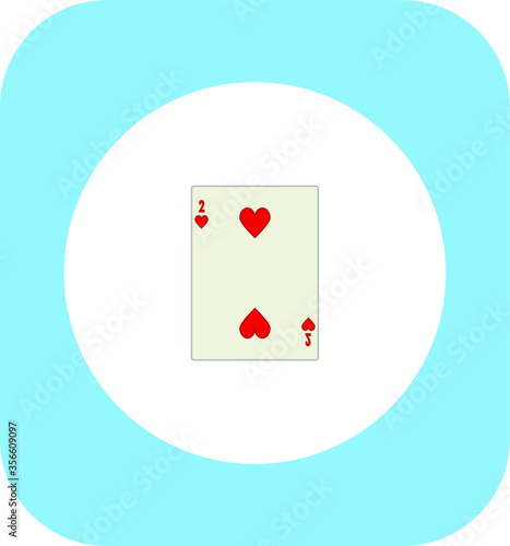 playing card. illustration for web and mobile design.