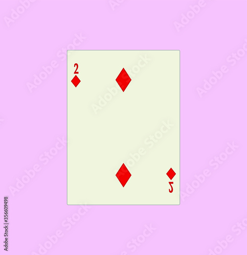 playing card. illustration for web and mobile design.