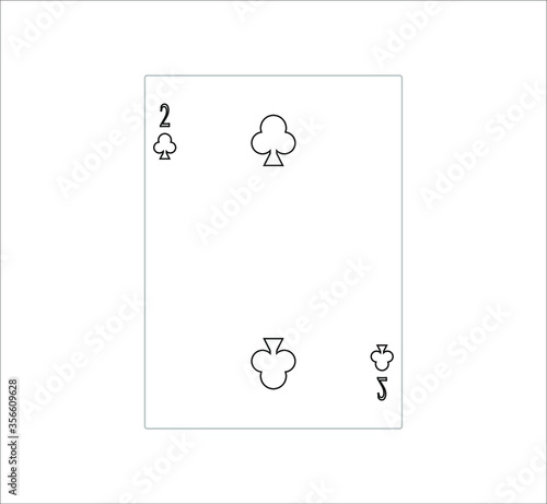 playing card. illustration for web and mobile design.