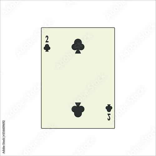 playing card. illustration for web and mobile design.