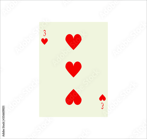 playing card. illustration for web and mobile design.