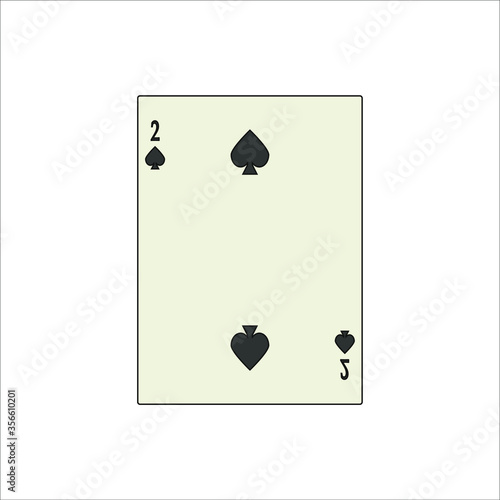playing card. illustration for web and mobile design.
