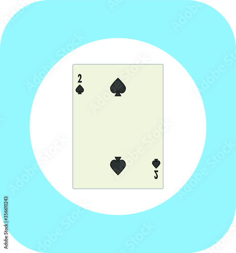 playing card. illustration for web and mobile design.
