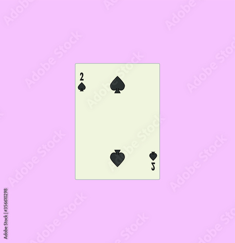 playing card. illustration for web and mobile design.