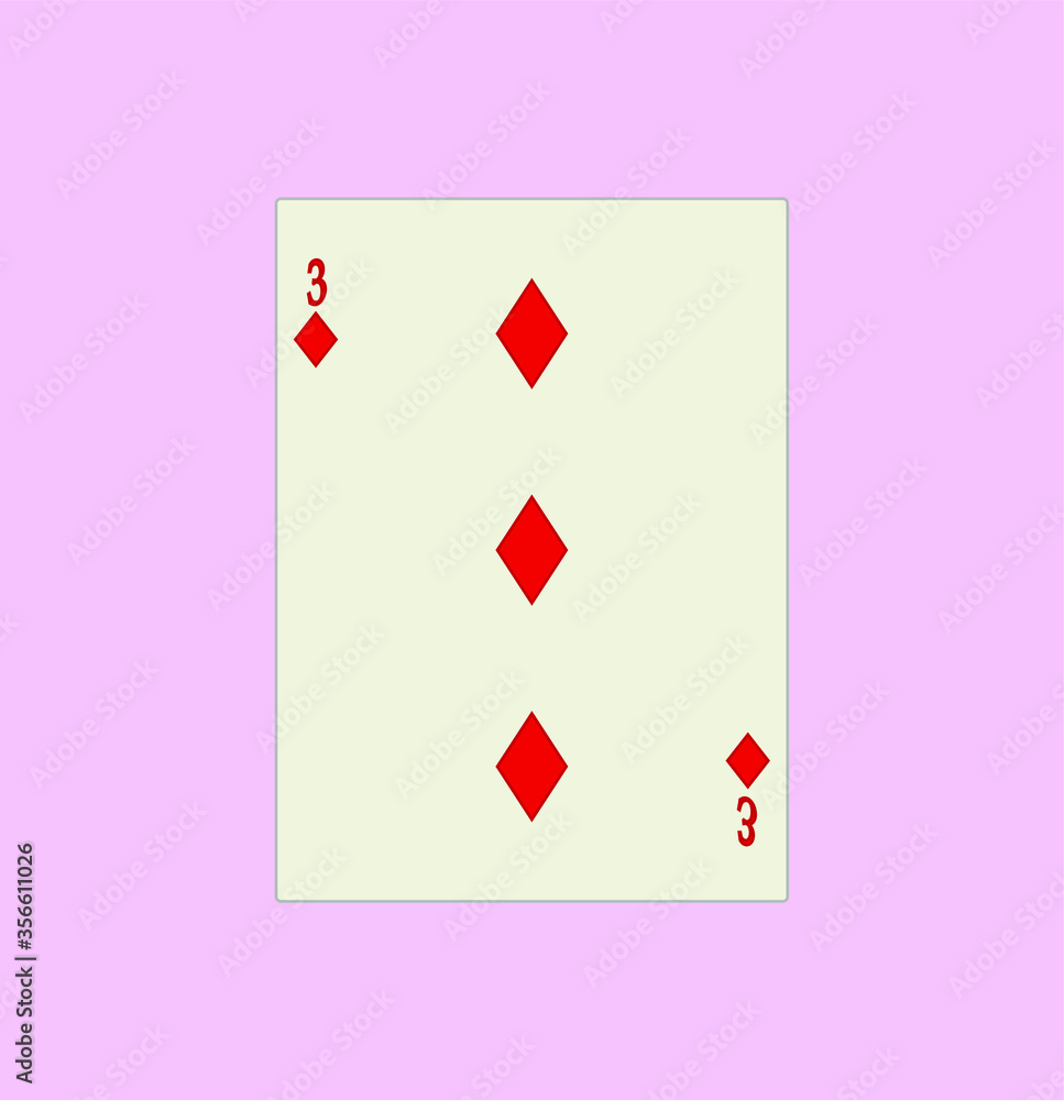 Obraz premium playing card. illustration for web and mobile design.