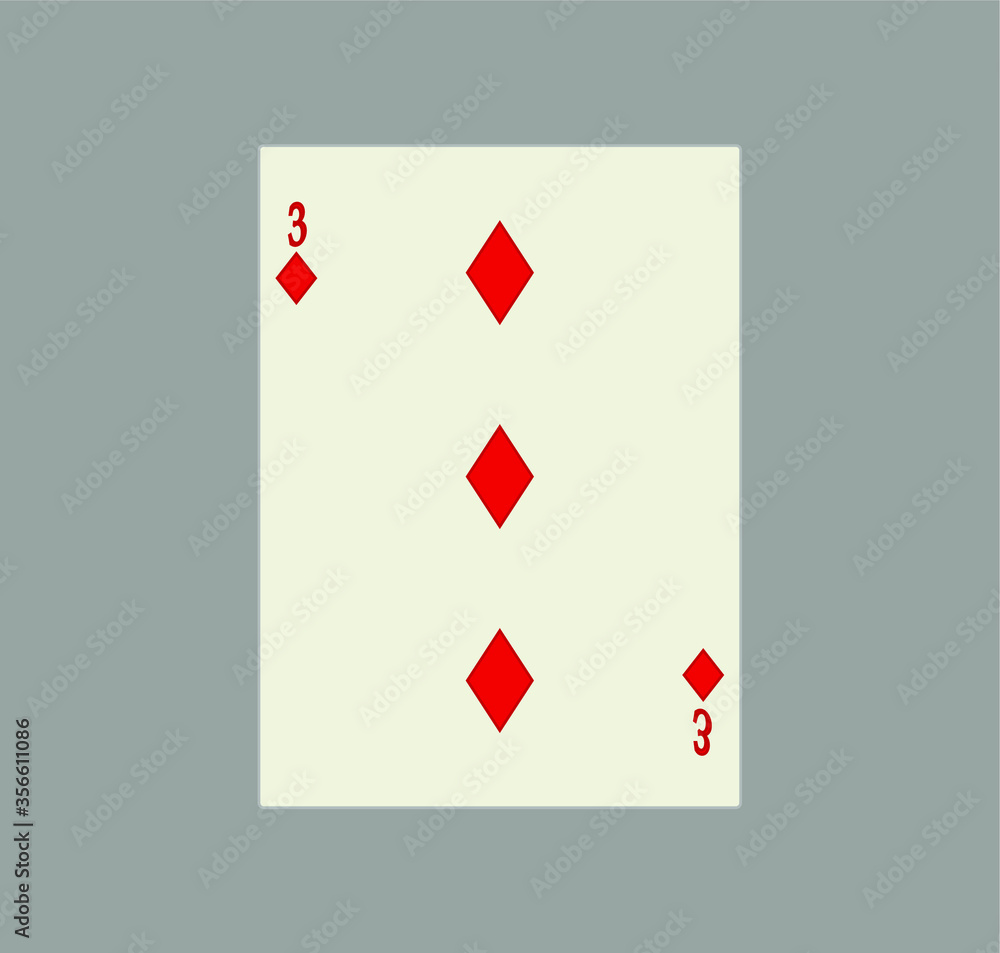 Obraz premium playing card. illustration for web and mobile design.