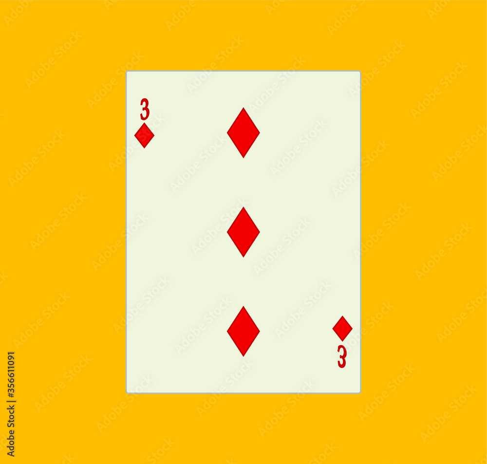 Obraz premium playing card. illustration for web and mobile design.