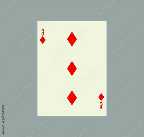 playing card. illustration for web and mobile design.