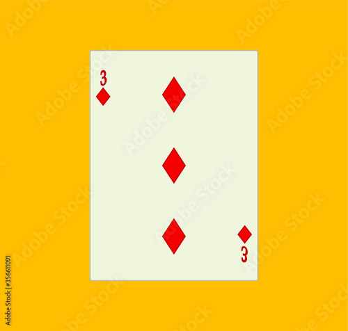 playing card. illustration for web and mobile design.