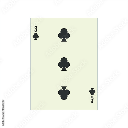 playing card. illustration for web and mobile design.