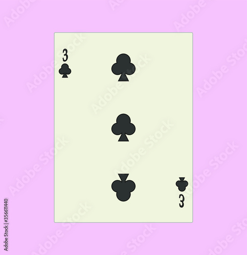 playing card. illustration for web and mobile design.