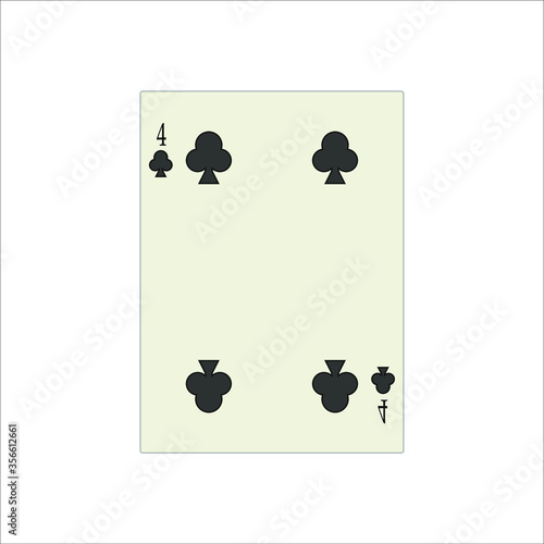 playing card. illustration for web and mobile design.