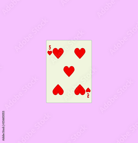 playing card. illustration for web and mobile design.