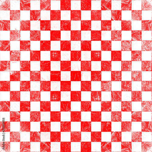 grunge red checkered