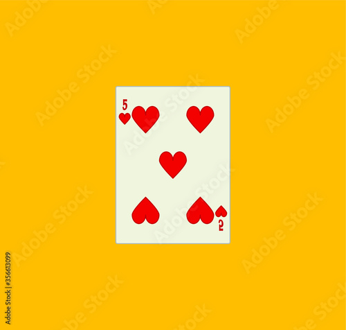 playing card. illustration for web and mobile design.