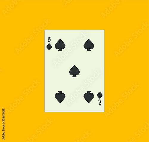 playing card. illustration for web and mobile design.